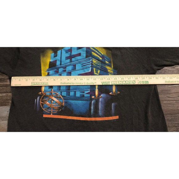 Vtg 1987 Yes Adult XL Generator Tour Rock T Shirt Double Sided - Picture 11 of 12